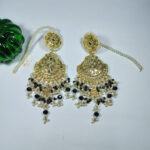 24 Karat Gold Plated Glow Chandbali - Image 2