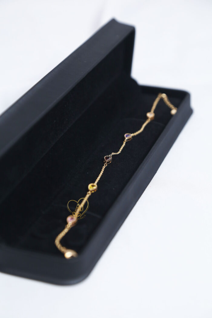 Minimal Zircon Oval Bracelet - Image 2