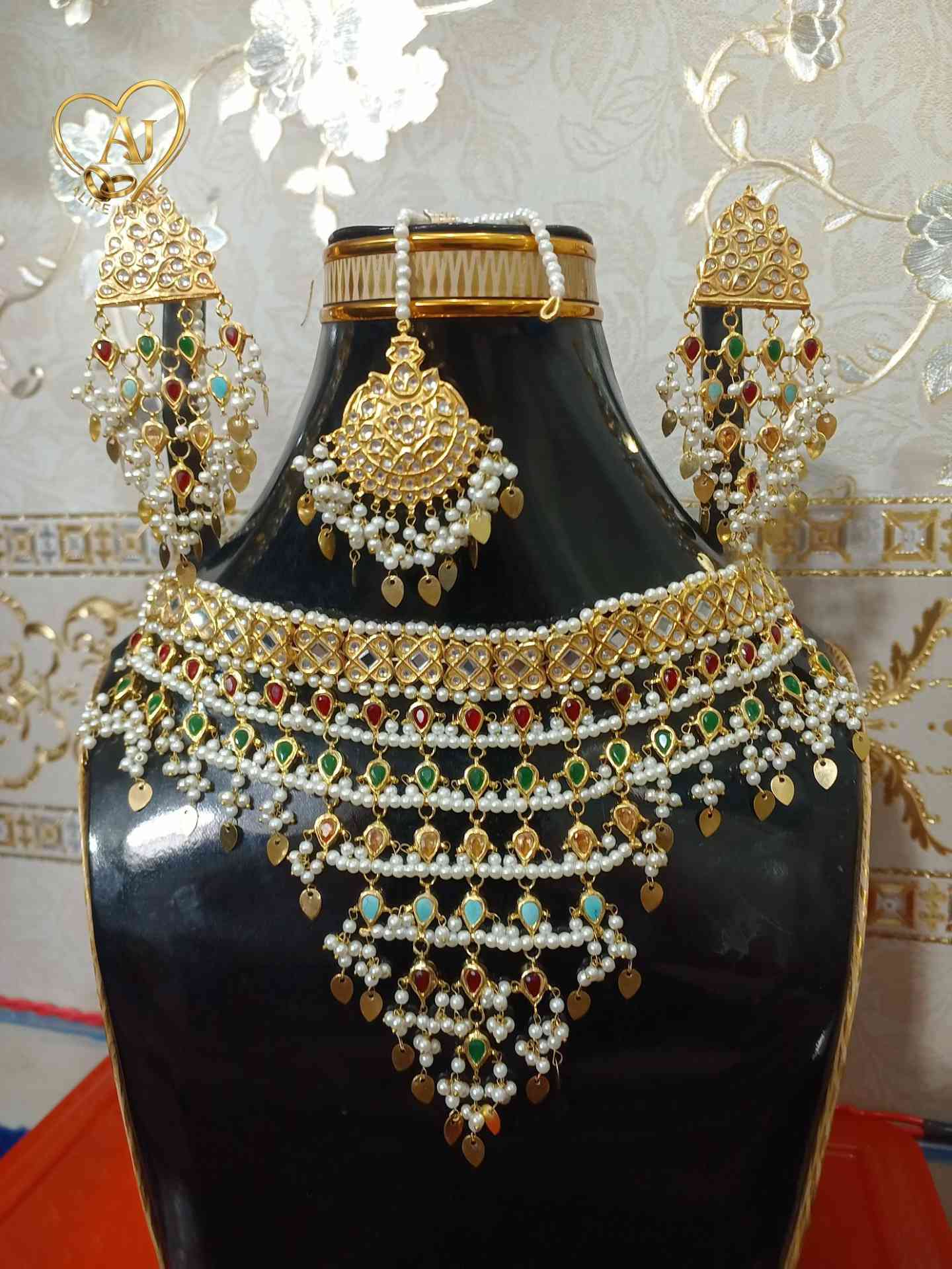 image_1761781802161_compressed Royal Multani Bridal Choker Set - Image 1