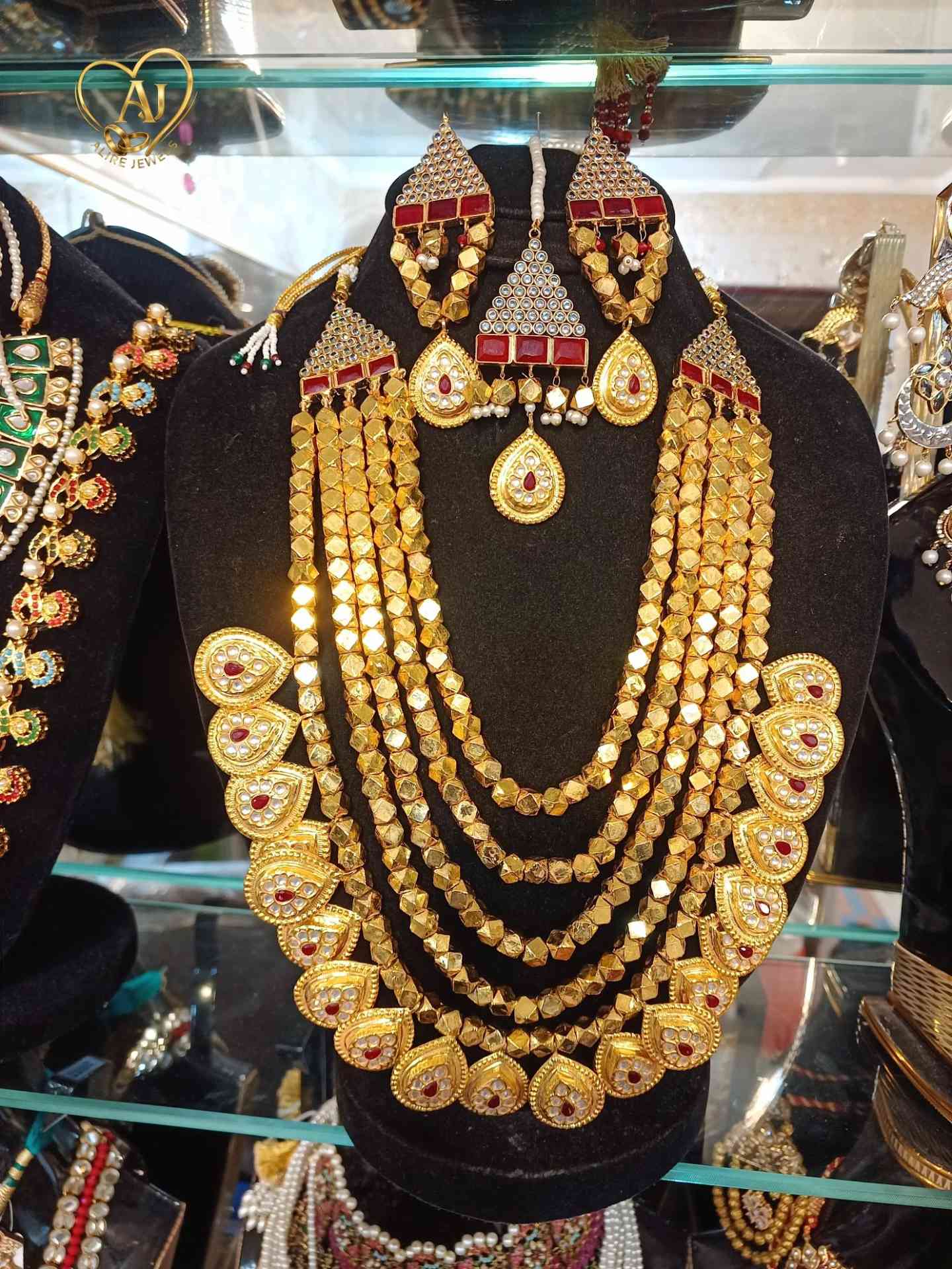 image_1761781828297_compressed Ornate Multani Coin Bridal Haar - Image 1