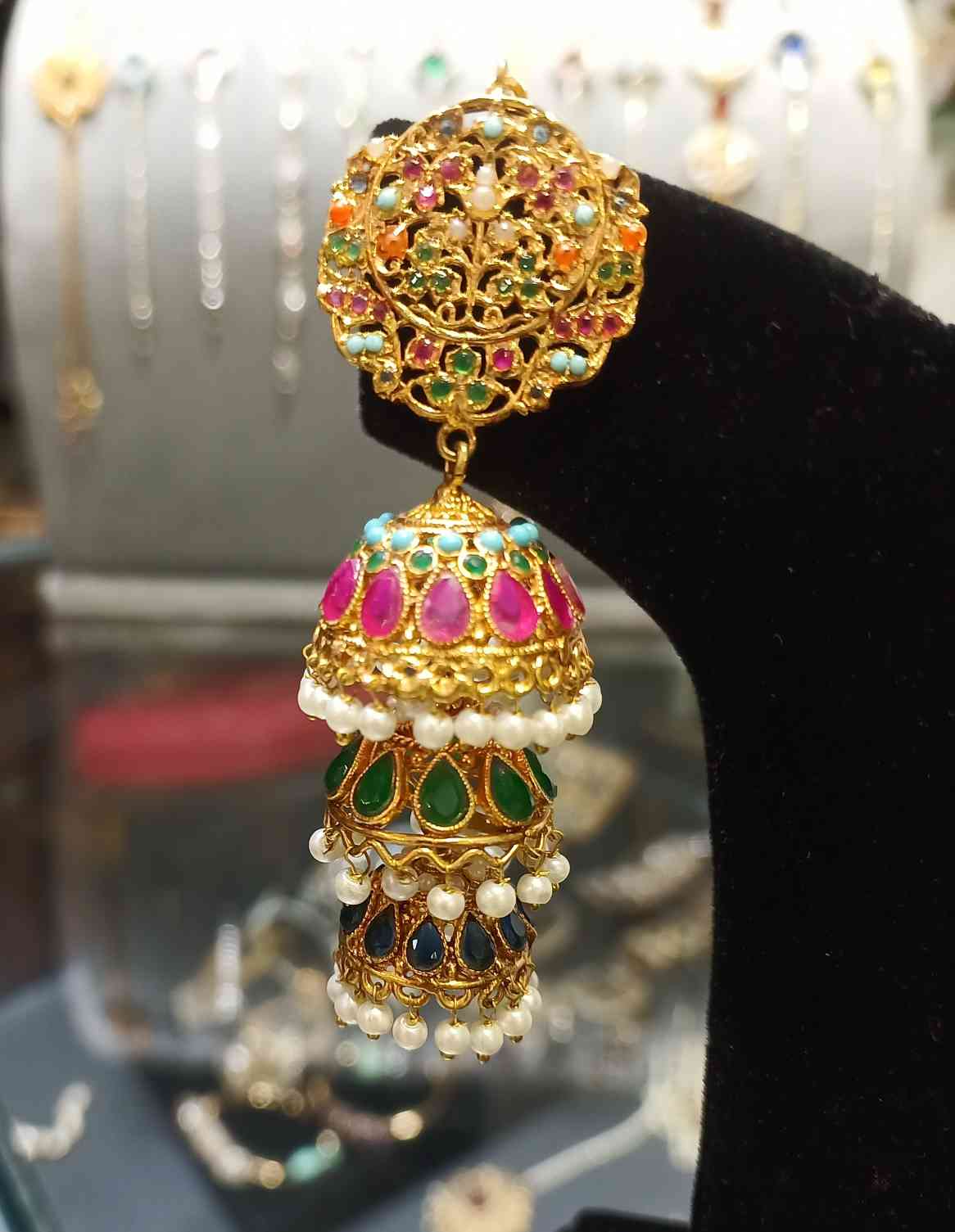 image_1762029149237_compressed Multani Gold Plated Bali - Image 1