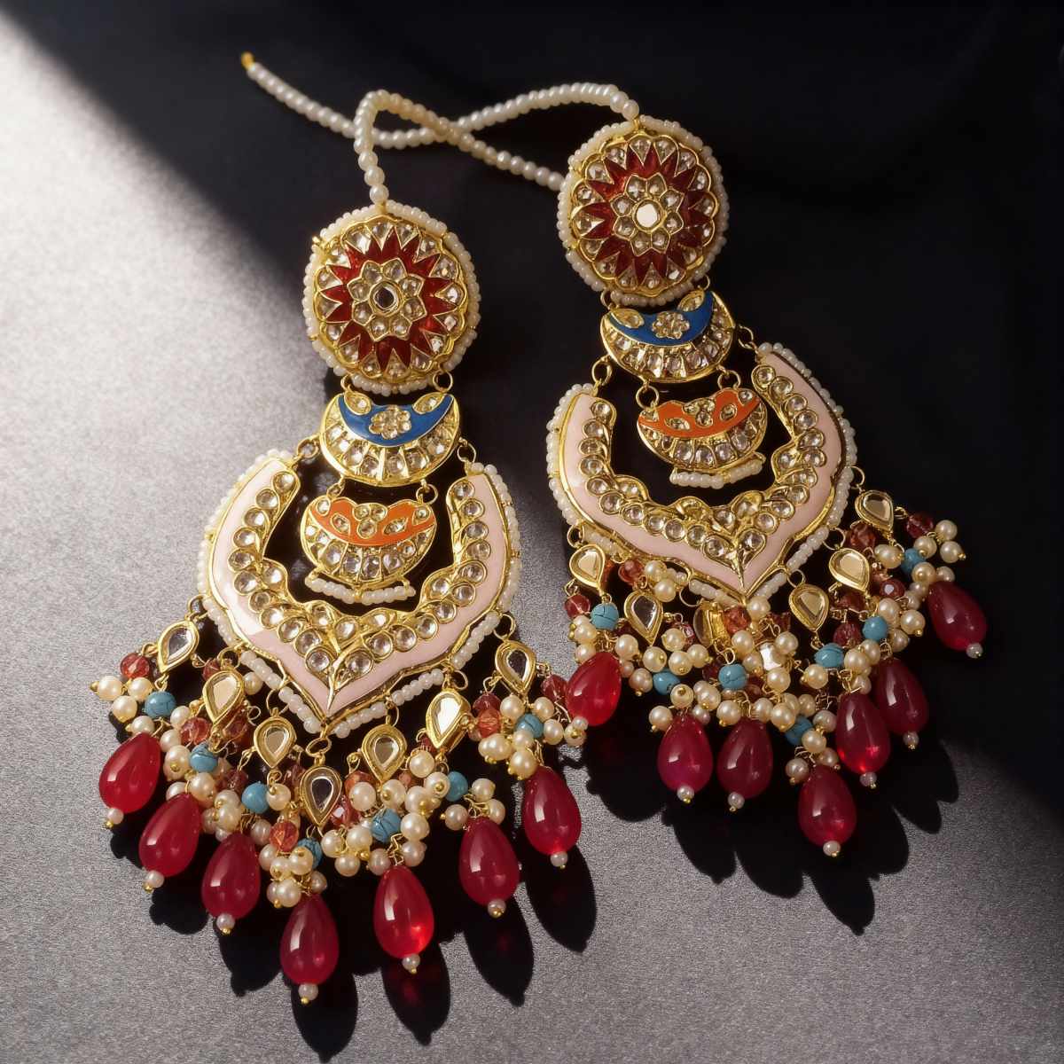image_1762029175247_compressed Kundan Earring - Image 1