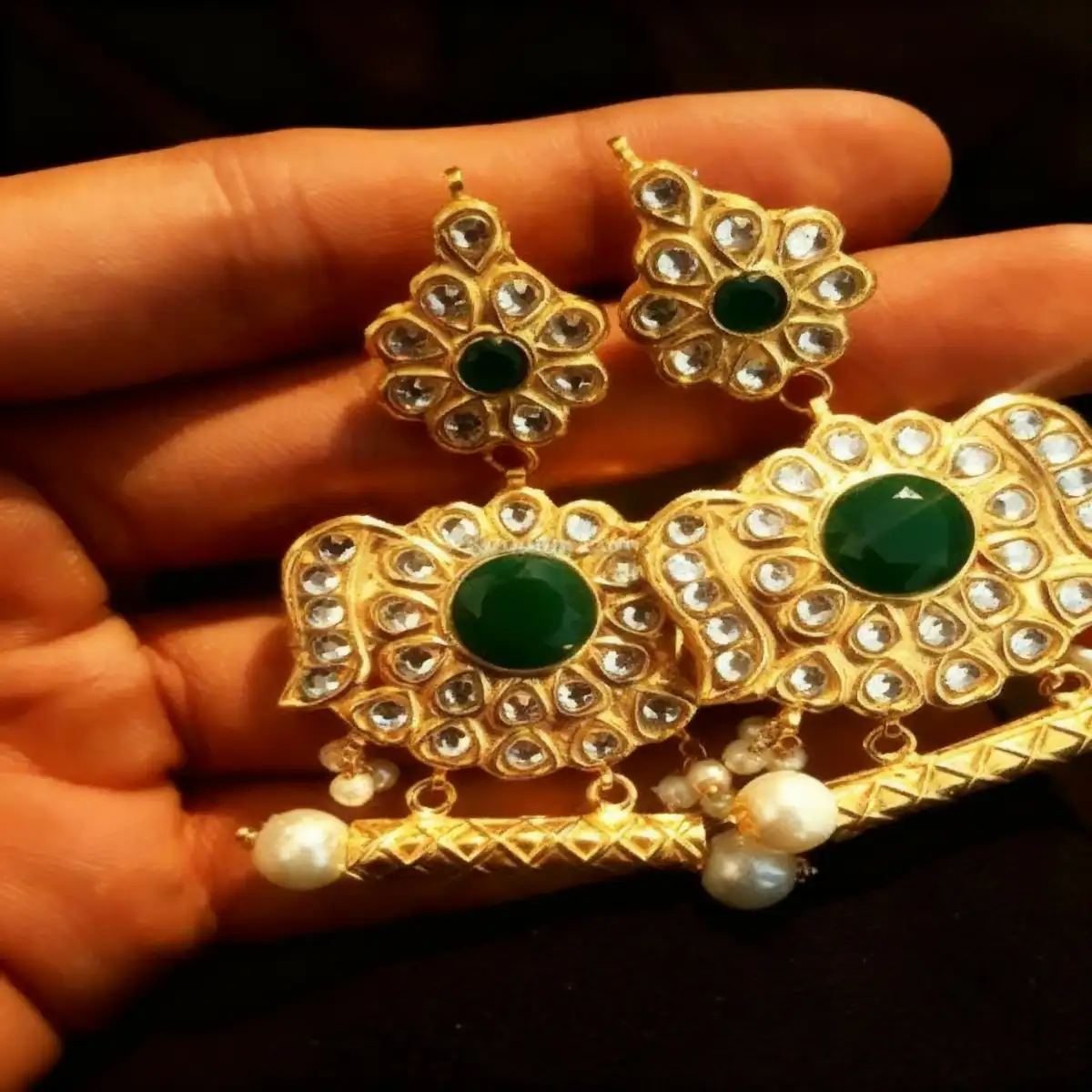 image_1762035891065_compressed Kundan Earring - Image 1