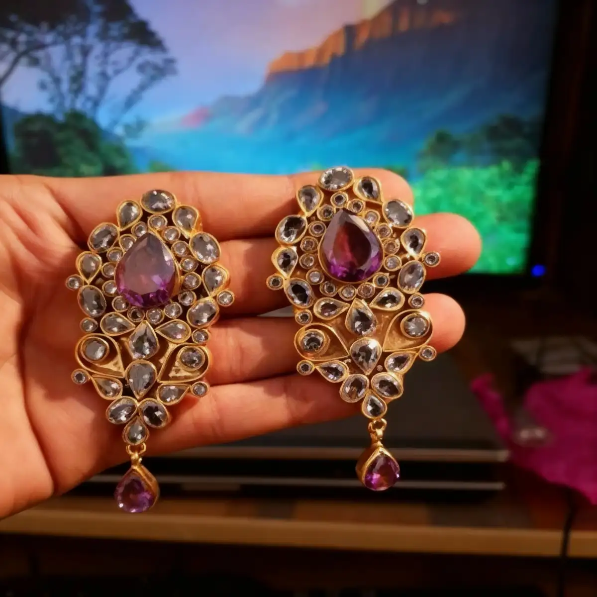 image_1762035918069_compressed Kundan Earring - Image 1